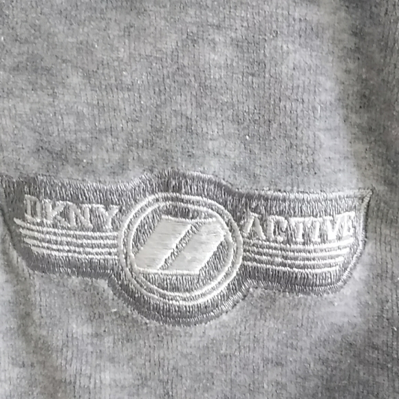 Vintage DKNY Active Velour Track Sweatshirt Men - Picture 4 of 4